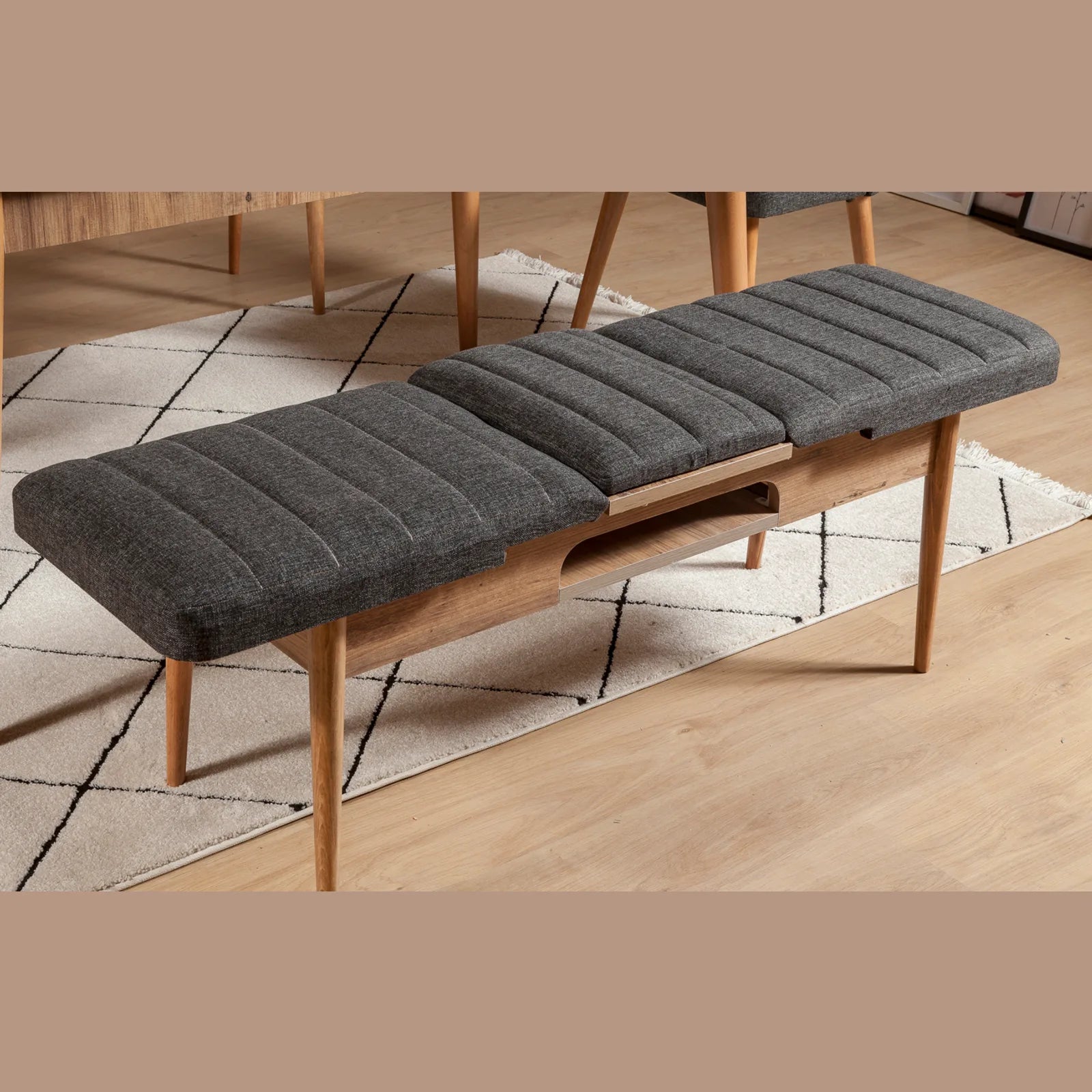 Sembol Bench Atlantik Antrasit görsel 4