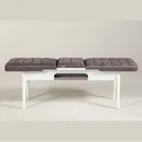 Sembol Bench Beyaz Soho Antrasit